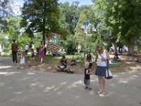 park  im Park beim Markttag