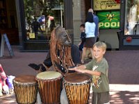 percussion  trommeln mit dem Afromen