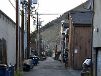 usaynp0201  Seitenstrasse in Jackson Hole