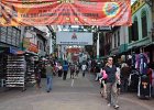 DSC 0043  Marktstrasse vor Marktbeginn : Kuala Lumpur, Malaysia, Reisefoto, Fotodokumentation, Petrona Tower, Merana Tower