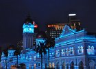 DSC 0132  Lichtspiele ehemaliges Regierungsgebäude : Kuala Lumpur, Malaysia, Reisefoto, Fotodokumentation, Petrona Tower, Merana Tower