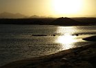 grand makadi 94 hotelende  Sonnenuntergang in der Lagune : Egypt, Makadi Bay, Hurgharda, Grand Makadi