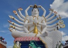 kohsamui024  da schaut er mir ins Gesicht : Thailand, Koh Samui, Tempel, Wat, Religion, Buddha, Hindu