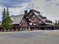 usawy0256  Old Faithful Inn ein riesiger Bau